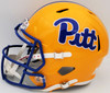 Kenny Pickett Autographed Pittsburgh Panthers Gold Full Size Replica Speed Helmet Beckett BAS QR Stock #202958