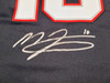 New England Patriots Mac Jones Autographed Blue Nike Gameday Jersey Size XL Beckett BAS QR Stock #202968