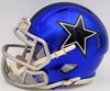 Ezekiel Elliott Autographed Dallas Cowboys Flash Blue Speed Mini Helmet Beckett BAS QR Stock #203011