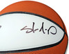 Gary Payton & Shawn Kemp Autographed Official Spalding White Basketball Seattle Supersonics MCS Holo & Beckett BAS QR Stock #203415