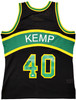 Seattle Supersonics Shawn Kemp Autographed Black Authentic Mitchell & Ness Hardwood Classics Swingman Jersey Size L "Reign Man" MCS Holo Stock #203430