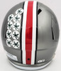 Archie Griffin Autographed Ohio State Buckeyes Flash Silver Full Size Replica Speed Helmet "Heisman 74/75" Beckett BAS QR Stock #203459