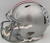 C.J. CJ Stroud, Jaxon Smith-Njigba & TreVeyon Henderson Autographed Ohio State Buckeyes Silver Full Size Authentic Speed Helmet Beckett BAS QR Stock #203469