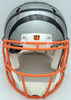 Ja'Marr Chase Autographed Cincinnati Bengals Flash Gray Full Size Authentic Speed Helmet Beckett BAS QR Stock #205624