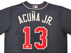 Atlanta Braves Ronald Acuna Jr. Autographed Blue Nike Jersey Size L Beckett BAS QR Stock #205687