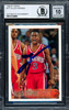 Allen Iverson Autographed 1996-97 Topps Rookie Card #171 Philadelphia 76ers Auto Grade Gem Mint 10 Beckett BAS Stock #205786