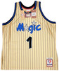 Orlando Magic Anfernee Penny Hardaway Autographed Gold Authentic Mitchell & Ness 1993-94 75th Anniversary Hardwood Classic Swingman Jersey Size XXL PSA/DNA Stock #208249