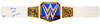 Alexa Bliss Autographed Blue & Gold WWE Belt "Little Miss Bliss" Beckett BAS Witness Stock #208692