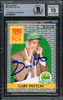 Gary Payton Autographed 1990-91 Hoops Rookie Card #391 Seattle Supersonics Auto 10 Beckett BAS Stock #210482