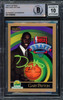 Gary Payton Autographed 1990-91 Skybox Rookie Card #365 Seattle Supersonics Auto 10 Beckett BAS Stock #210483