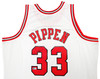 Chicago Bulls Scottie Pippen Autographed White Authentic Mitchell & Ness 1997-98 Hardwood Classics Swingman Jersey Size XXL Beckett BAS Witness Stock #210846