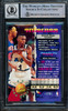Anfernee Hardaway Autographed 1993-94 Stadium Club Rookie Card #308 Orlando Magic Auto Grade Gem Mint 10 Beckett BAS Stock #211050