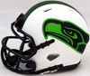 Jim Zorn Autographed Seattle Seahawks Lunar Eclipse White Speed Mini Helmet MCS Holo Stock #211075