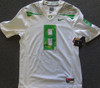 Oregon Ducks Marcus Mariota Autographed White Nike Jersey "2014 Heisman" Size M MM Holo Stock #89852