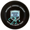 Jordan Eberle Autographed Official Seattle Kraken Inaugural Season Logo Hockey Game Puck Signed In Teal Fanatics Holo Stock #211615