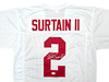 Alabama Crimson Tide Patrick Surtain II Autographed White Jersey Beckett BAS Witness Stock #213092