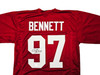 Alabama Crimson Tide Cornelius Bennett Autographed Maroon Jersey Beckett BAS Witness Stock #213096