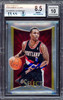 Damian Lillard Autographed 2012-13 Panini Select Rookie Card #150 Portland Trail Blazers BGS 8.5 Auto Grade Gem Mint 10 Beckett BAS Stock #214862