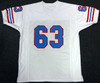 Houston Oilers Mike Munchak Autographed White Jersey "HOF 2001" PSA/DNA Stock #94446