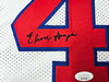 Houston Rockets Elvin Hayes Autographed White Jersey JSA Stock #215703