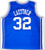 Duke Blue Devils Christian Laettner Autographed Blue Jersey JSA Stock #215709