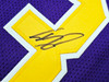LSU Tigers Shaquille Shaq O'Neal Autographed Purple Jersey Beckett BAS Witness Stock #215767