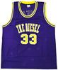 LSU Tigers Shaquille Shaq O'Neal Autographed Purple Jersey Beckett BAS Witness Stock #215767