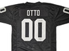 Oakland Raiders Jim Otto Autographed Black Jersey "HOF 1980" PSA/DNA Stock #215777