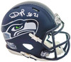 Devon Witherspoon Autographed Seattle Seahawks Blue Speed Mini Helmet MCS Holo Stock #216007