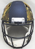 Chris Carson Autographed Seattle Seahawks Camo Full Size Speed Helmet (Decal Bubbling) Fanatics Holo Stock #216808