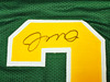 Notre Dame Fighting Irish Joe Montana Autographed Green Jersey JSA Stock #216972
