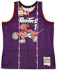 Toronto Raptors Tracy McGrady Autographed Purple Authentic Mitchell & Ness 1998-99 HWC Swingman Jersey Size XL Beckett BAS Witness Stock #216977