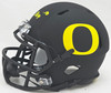 Bo Nix Autographed Oregon Ducks Flat Matte Black Speed Mini Helmet Beckett BAS QR Stock #217955