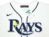 Tampa Bay Rays Wander Franco Autographed White Nike Jersey Size XL JSA Stock #218683