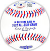 Mookie Betts Autographed Official 2022 All Star Game Logo MLB Game Baseball Los Angeles Dodgers Beckett BAS QR Stock #218700