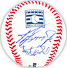 Ken Griffey Jr. & Ichiro Suzuki Autographed Official Hall of Fame HOF Logo Baseball Seattle Mariners Beckett BAS Witness Stock #220216