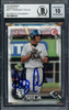 Fernando Tatis Jr. Autographed 2016 Bowman Prospect Rookie Card #BP17 San Diego Padres Auto Grade Gem Mint 10 Beckett BAS Stock #220228