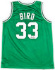 Boston Celtics Larry Bird Autographed Green Jersey JSA Stock #220499