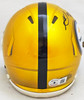 George Pickens Autographed Pittsburgh Steelers Flash Yellow Speed Mini Helmet Beckett BAS QR Stock #220510