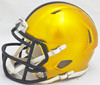 George Pickens Autographed Pittsburgh Steelers Flash Yellow Speed Mini Helmet Beckett BAS QR Stock #220510