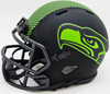 Kam Chancellor Autographed Seattle Seahawks Eclipse Black Speed Mini Helmet MCS Holo Stock #220826