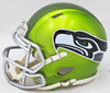 Jaxon Smith-Njigba Autographed Seattle Seahawks Flash Green Speed Mini Helmet Fanatics Holo Stock #220859