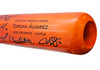 2022 World Series Champion Houston Astros Team Signed Autographed Orange & Silver Victus Yordan Alvarez Pro Reserve Maple Bat With 20 Signatures Including Jose Altuve & Yordan Alvarez Beckett BAS Witness Stock #220888