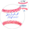 Dave Winfield Autographed Official MLB Baseball New York Yankees "HOF 2001" Beckett BAS Witness Stock #220894