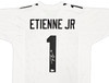 Jacksonville Jaguars Travis Etienne Autographed White Jersey Beckett BAS Witness Stock #220897