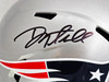 Danny Amendola Autographed New England Patriots Silver Full Size Replica Speed Helmet Beckett BAS Witness Stock #221073