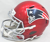 Danny Amendola Autographed New England Patriots Flash Red Full Size Replica Speed Helmet Beckett BAS Witness Stock #221074
