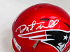 Danny Amendola Autographed New England Patriots Flash Red Speed Mini Helmet Beckett BAS Witness Stock #221077