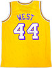 Los Angeles Lakers Jerry West Autographed Yellow Jersey Beckett BAS QR Stock #221334