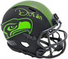 Devon Witherspoon Autographed Seattle Seahawks Eclipse Black Speed Mini Helmet MCS Holo Stock #221343